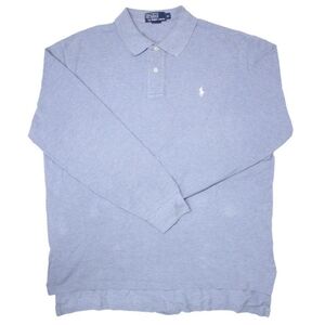 POLO BY RALPH LAUREN LIGHT BLUE LONG SLEEVE COLLAR SHIRT